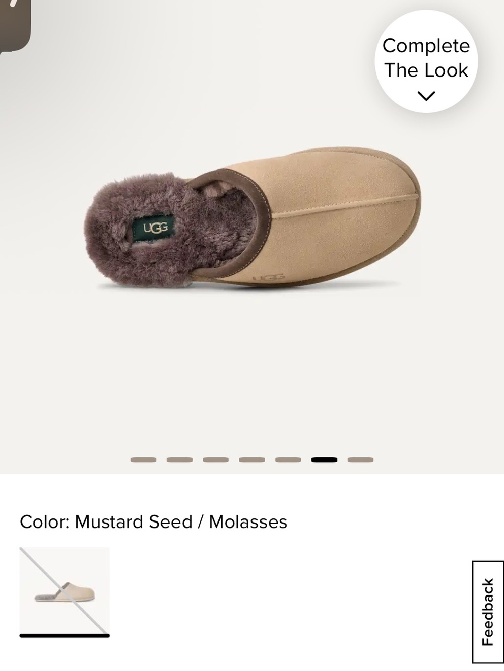 UGG slippers size men’s 8